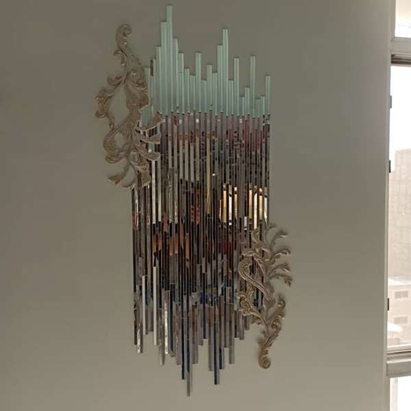 آینه کاری عبداللهی مدل زمرد