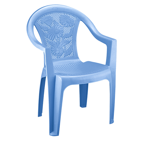 صندلی دسته دار بزرگ گلدار ناصر پلاستیک مدل 872