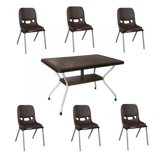 ست میز و صندلی ناصر پلاستیک مدل 881-621