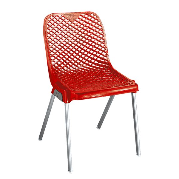 صندلی پایه فلزی ناصر پلاستیک مدل 882