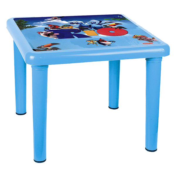میز کودک مربع ناصر پلاستیک رنگ آبی