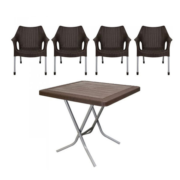 ست میز و صندلی ناصر پلاستیک مدل 991-523