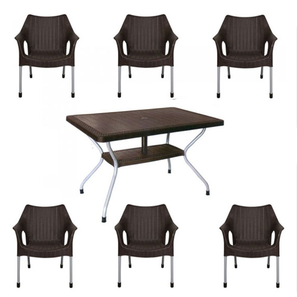 ست میز و صندلی ناصر پلاستیک مدل 991-621