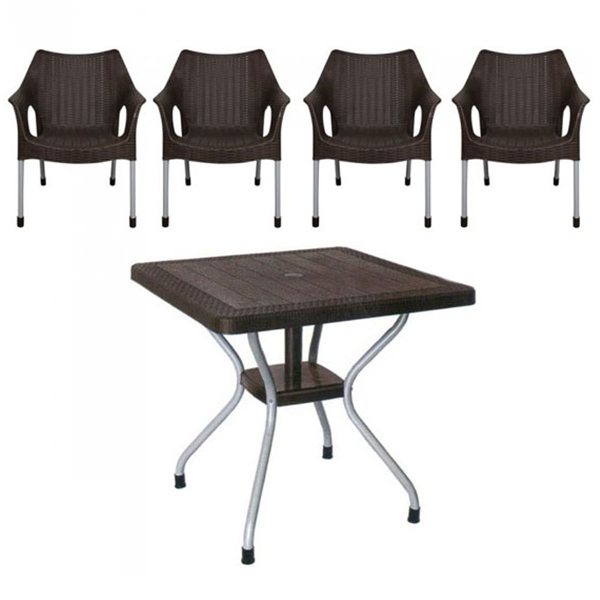 ست میز و صندلی ناصر پلاستیک مدل 991-623