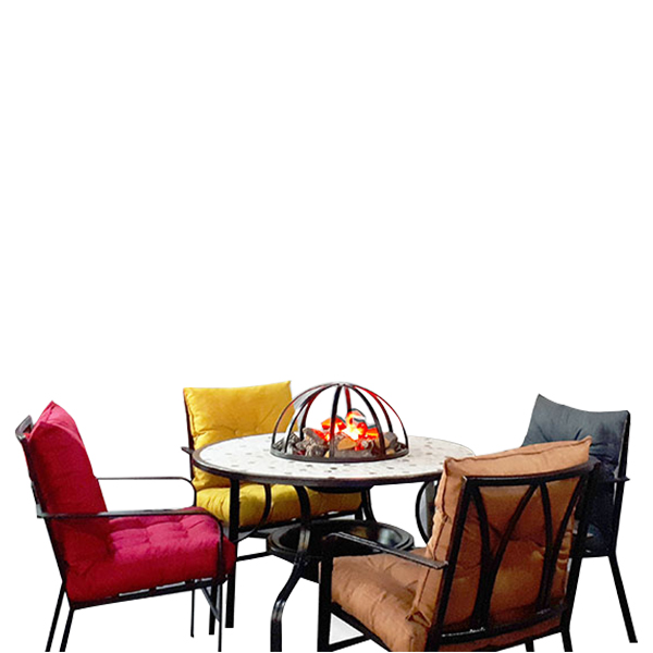 ست میز و صندلی منقلدار باغی