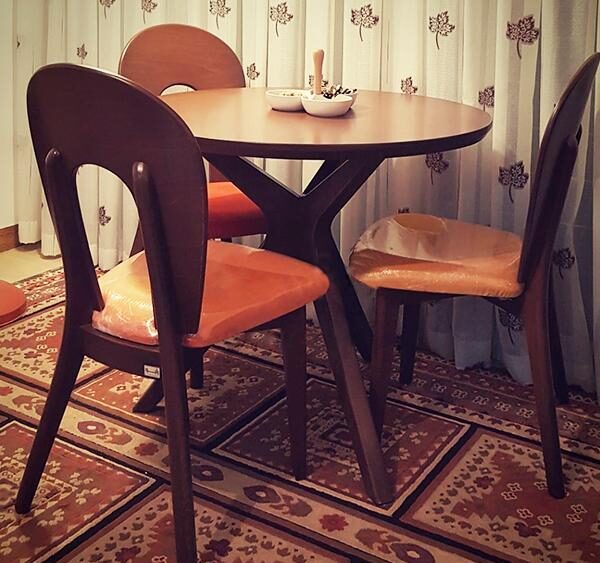 ست ميز ناهارخوري رابو مدل شقایق-ارکیده