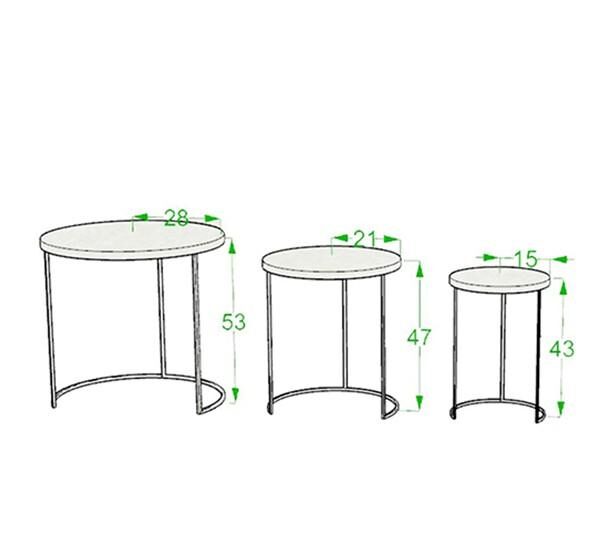 میز جلو مبلی و عسلی آرون مدل آکو