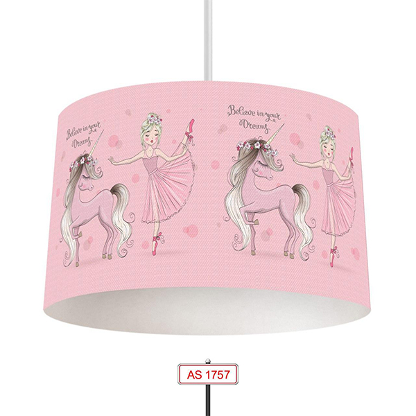 لوستر دستیکور مدل دختر و اسب