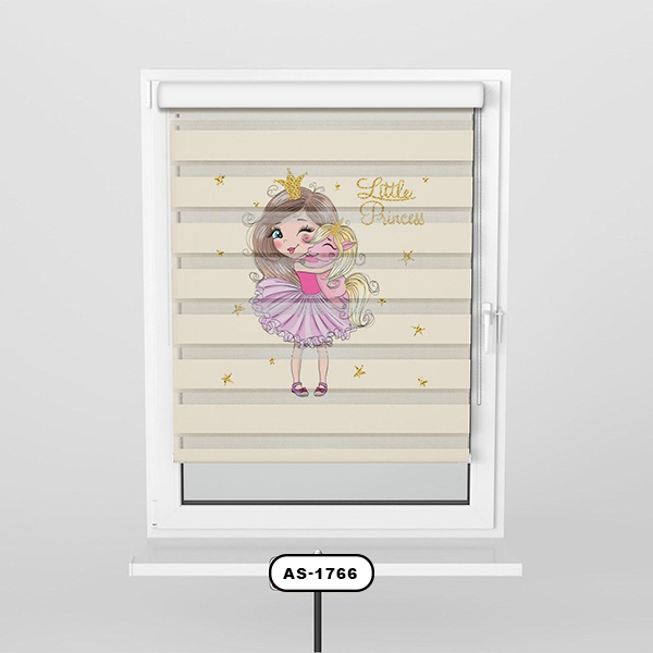 پرده زبرا دستیکور مدل عروسکی