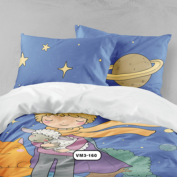 رو تختی پسرانه دستیکور مدل شازده کوچولو