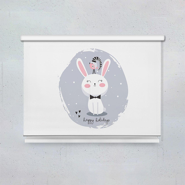 پرده شید دستیکور مدل خرگوش