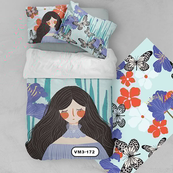 ست خواب دستیکور مدل دختر VM3-172