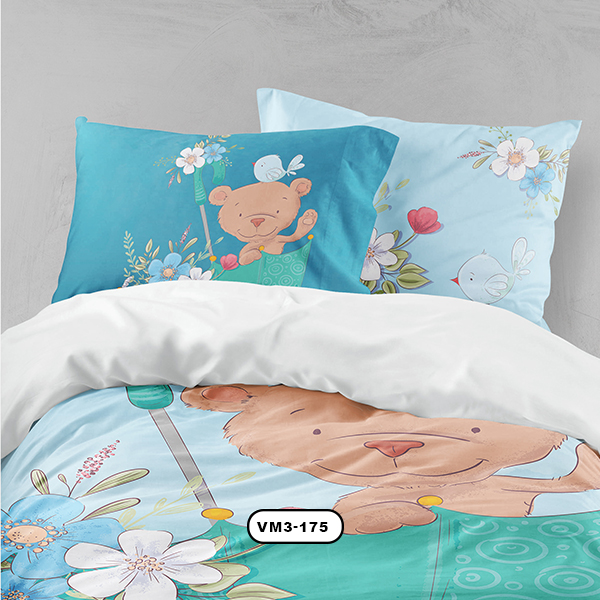 رو تختی اسپرت دستیکور مدل خرسی