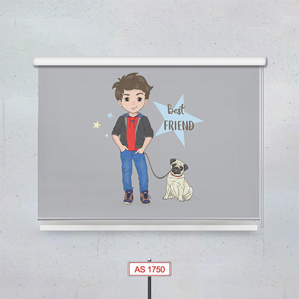 پرده شید دستیکور مدل پسرانه