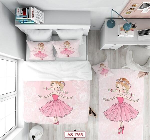 ست روتختی فانتزی دستیکور مدل آنجل AS-1755