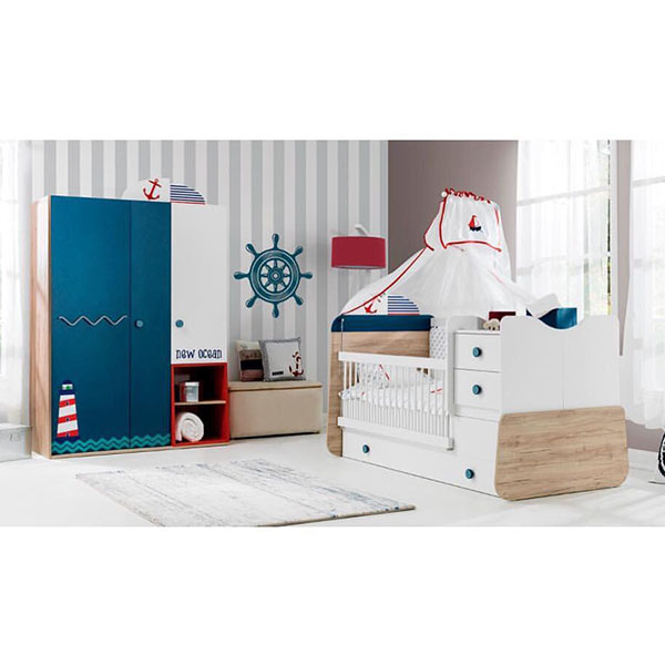 ست سرویس خواب کودک سفیر مدل 3068