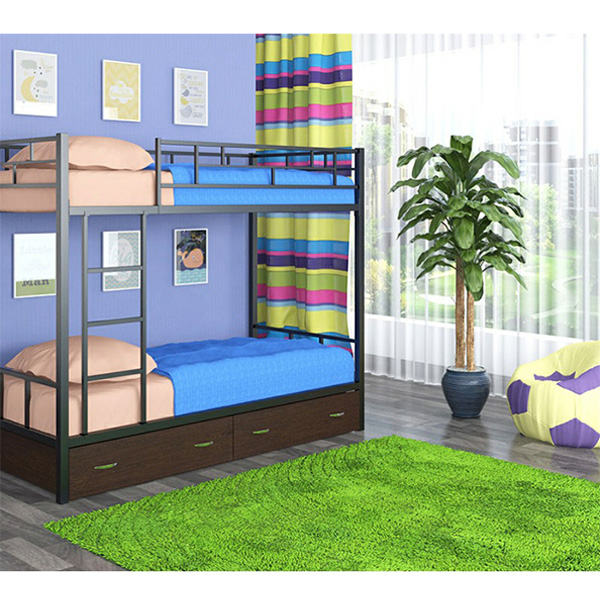 تخت خواب فلزی دو طبقه DS مدل S16