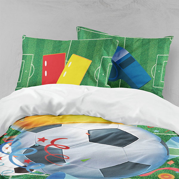 رو تختی پسرانه دستیکور مدل فوتبال