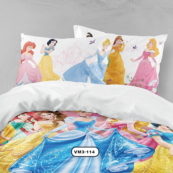 رو تختی دخترانه دستیکور مدل سیندرلا