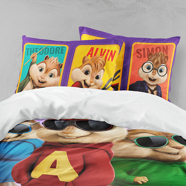 رو تختی اسپرت دستیکور مدل آلوین و سنجاب ها