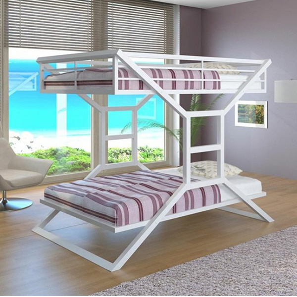 تخت خواب فلزی دو طبقه DS مدل S12