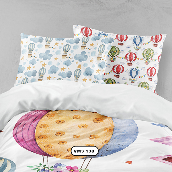 رو تختی دخترانه دستیکور مدل بالن