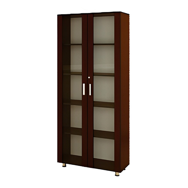 کتابخانه نوژن مدل K753 درب دار شیشه ای