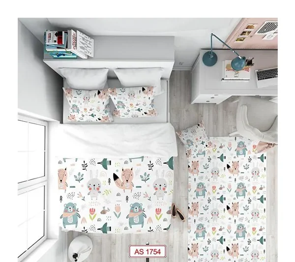 ست خواب دستیکور مدل فانتزی AS1754