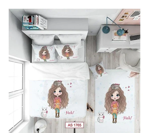 ست خواب دستیکور مدل عروسکی AS1765