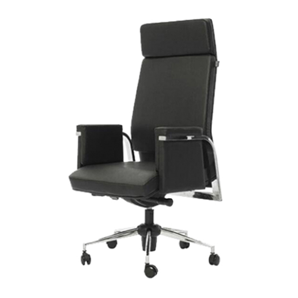 صندلی مدیریتی مدل M470 راد سیستم دارای پایه های پنج پر با آبکاری است.