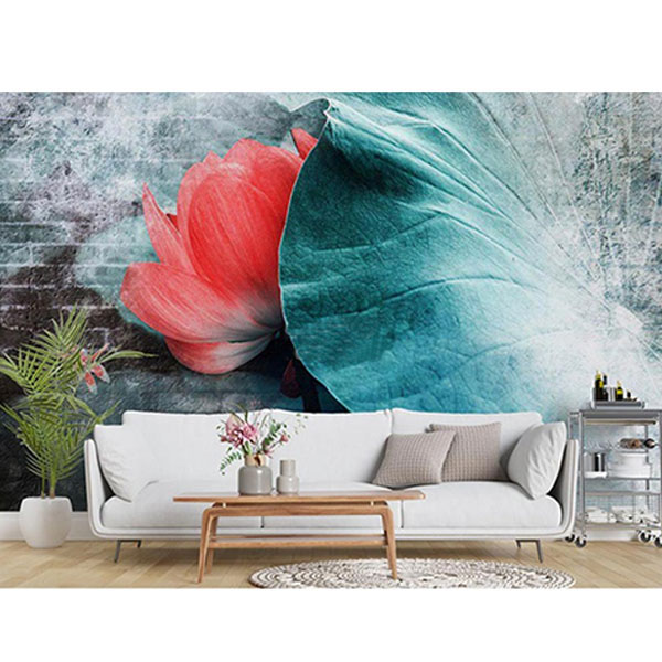 پوستر دیواری آبی فیروزه ای رونیا مدل AB-64 در چندسو