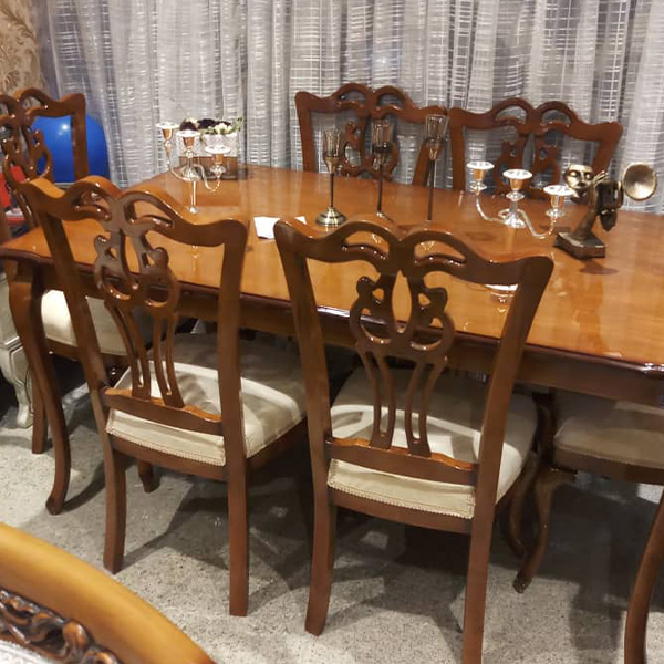 ست ميز ناهارخوري الینا چوب مدل ژولیت