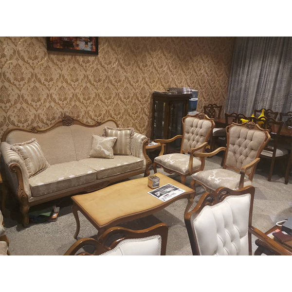 مبل کلاسیک الینا چوب مدل میلر