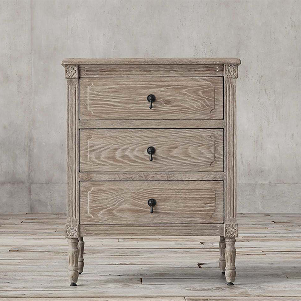 پاتختي تخت خواب روکشی تولیکا مدل لاریسا