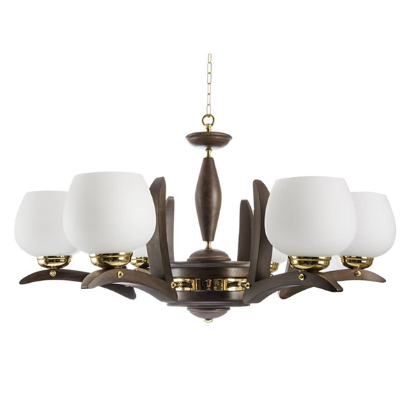 25956لوستر پردیس مدل سپیدار 6 مات