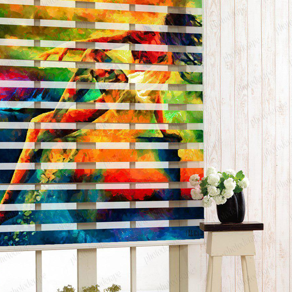 پرده زبرا فتودراپه مدل f004