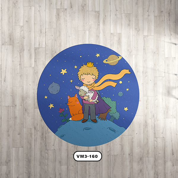 فرش اتاق كودك دستیکور مدل شازده کوچولو 2