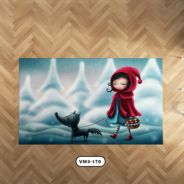 فرش اتاق كودك دستیکور مدل D0040