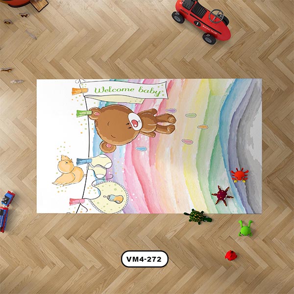 فرش اتاق كودك دستیکور مدل D0020