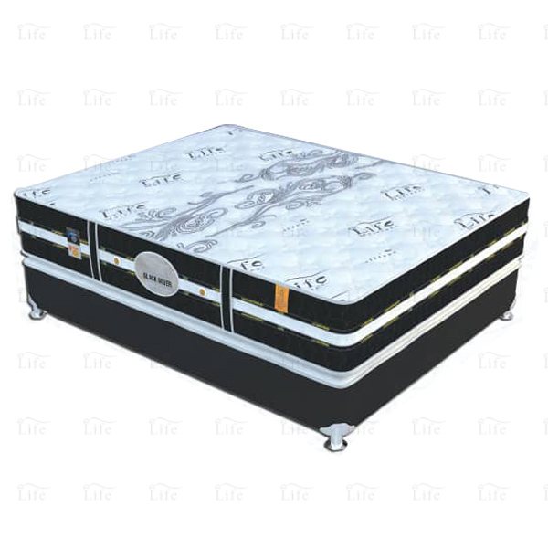 تشک دو نفره لایف مدل بلک سیلور سایز  140 در 200