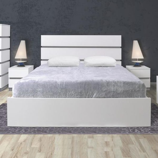 تخت خواب دونفره شیک کاریان چوب مدل گلوریا