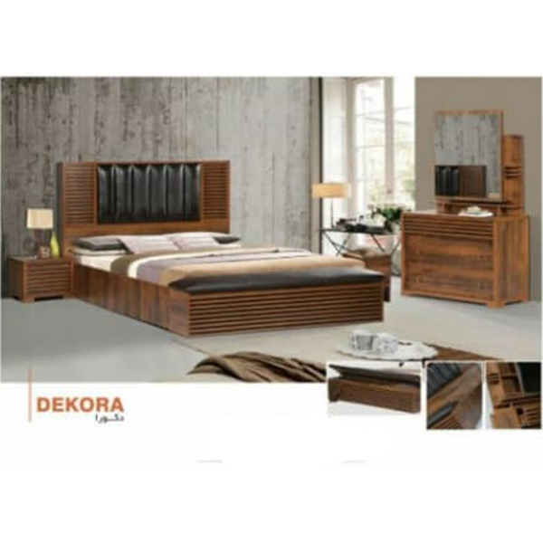 سرویس تخت خواب دونفره شیک ایلیا فارست مدل دکورا