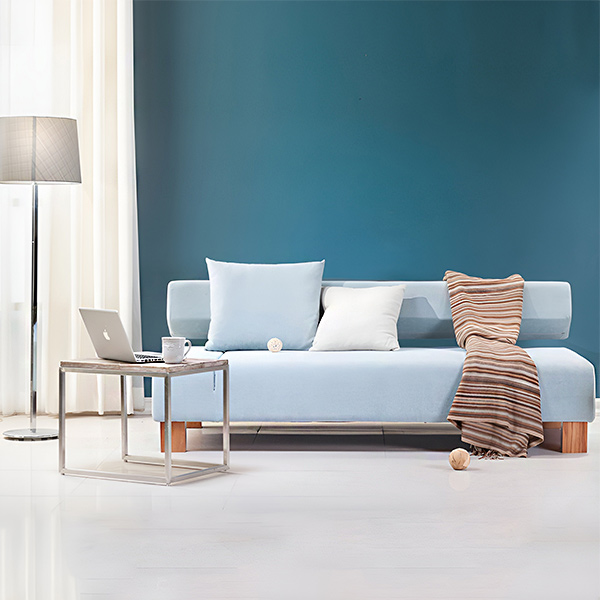 مبل تخت خواب شو تولیکا مدل تویا در نمای محیط