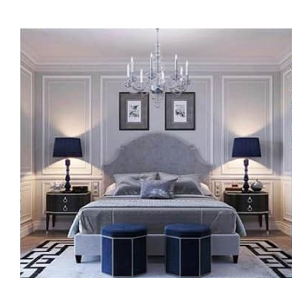 تخت خواب دونفره شیک میله مدل B183