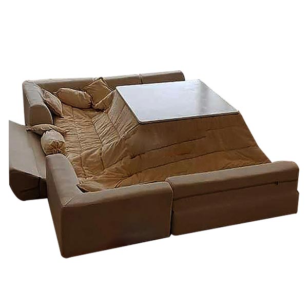 مبل کرسی یلدا مدل تختشو یو با رنگ قهوه ای