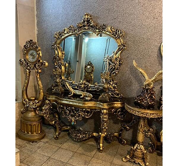 آینه و کنسول کوروش مدل دربار بزرگ