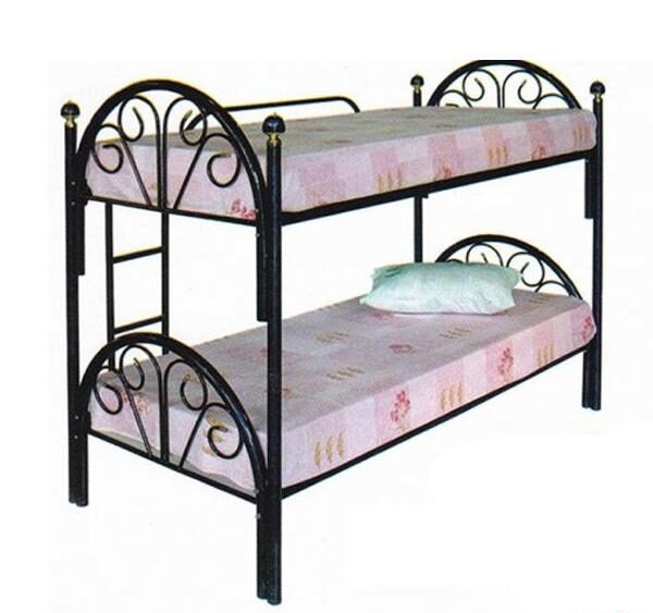تخت خواب فلزی دو طبقه خوابگاهی DS مدل D6
