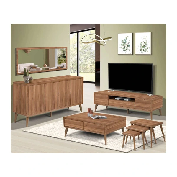 ست تی وی روم و آینه کنسول آرادچوب مدل آوین 169-31