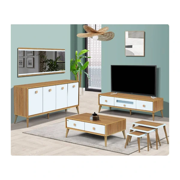 ست تی وی روم و آینه کنسول آرادچوب مدل فرنیکا 165-31