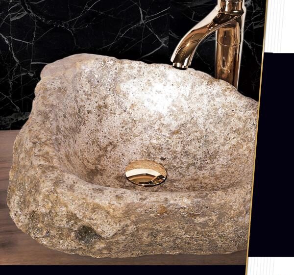 کاسه روشویی مرالو مدل رودخانه ای روستیک